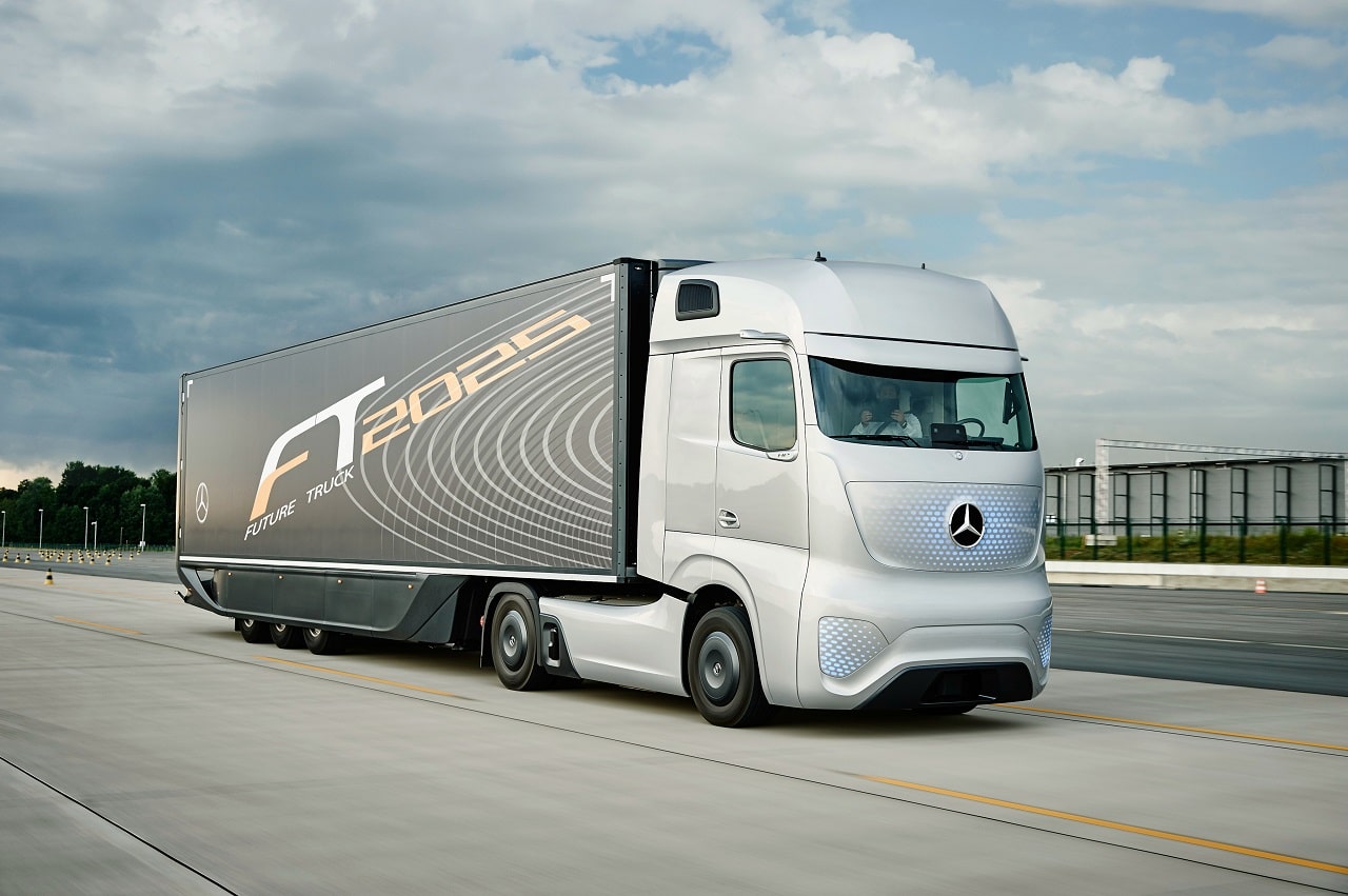 طراحی هوشمندانه کامیون مفهومی مرسدس بنز Future Truck 2025