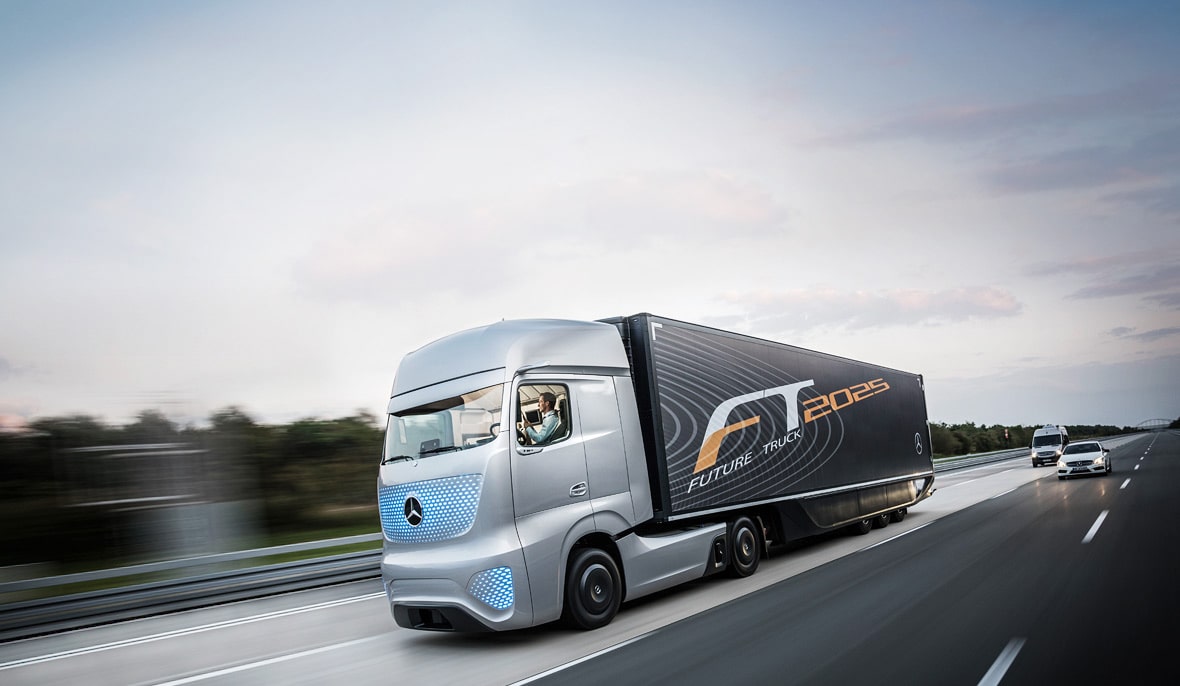 نگاهی به کامیون مفهومی مرسدس بنز Future Truck 2025